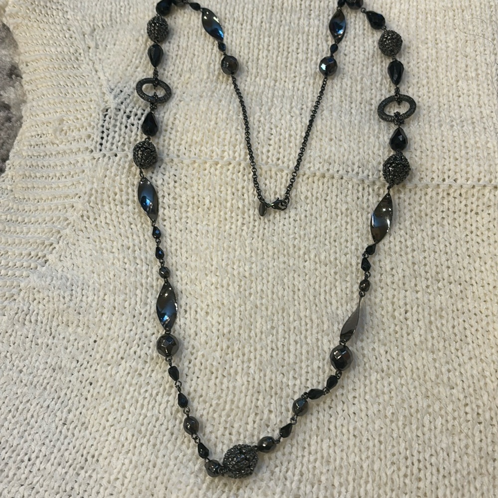 🦋 Aldo  black Tone‎  necklace